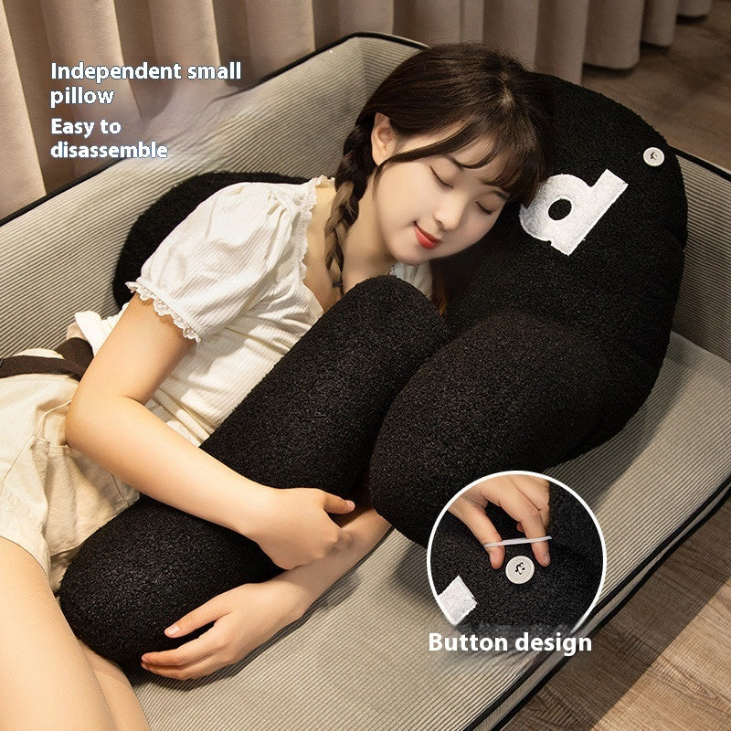 Ergonomic Bedside Lumbar Support Cushion – Multifunctional Soft Bag for Reading and Relaxation