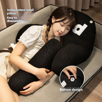 Ergonomic Bedside Lumbar Support Cushion – Multifunctional Soft Bag for Reading and Relaxation